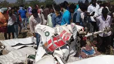 Helicopter crashes in Telangana's Nalgonda, two pilots killed