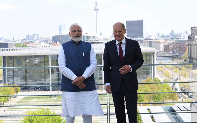 Prime Minister Modi held a meeting with German Chancellor Olaf Schalz