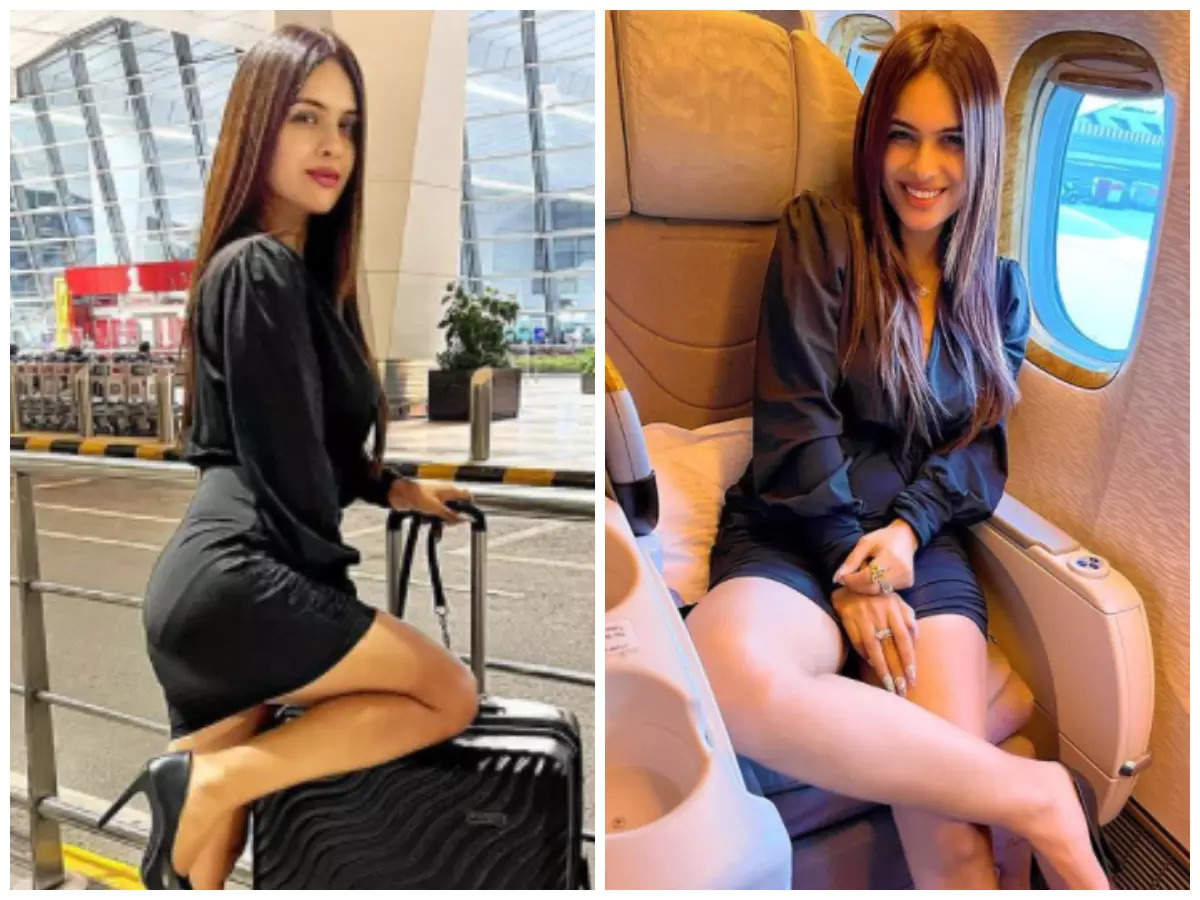 Neha Malik flies to Dubai for celebrating her birthday with her family