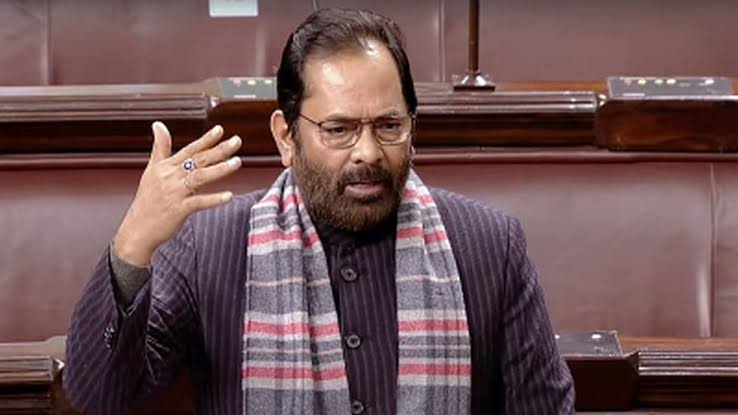 Union Minister Mukhtar Abbas Naqvi and RCP Singh resigned