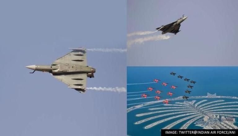 Indian Air Force at Dubai Air Show : Tejas flew over Burj Khalifa, Surya Kiran did a flypast with UAE Air Force