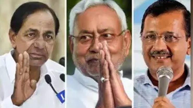 Nitish Kumar, Arvind Kejriwal and KCR activated to come on the national scene