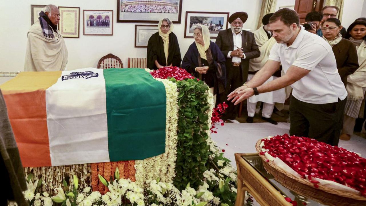 Rahul Gandhi Slams Government Over Denial of Memorial for Manmohan Singh