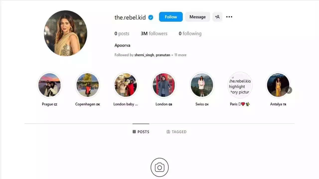 Apoorva Mukhija Deletes All Instagram Posts Days After Ranveer Allahbadia’s Comeback Over ‘India’s Got Latent’ Row