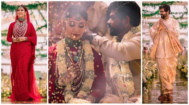 Nayanthara looked like Apsara in red saree, Vignesh wrote a loving note for his wife