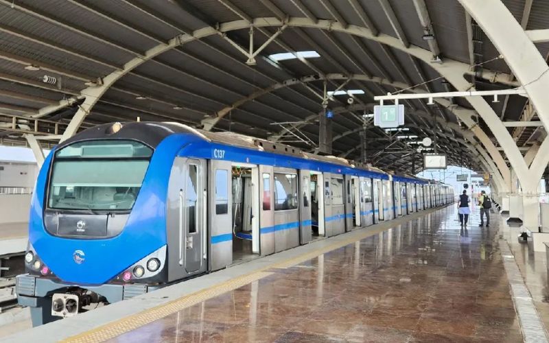Chennai Metro Blue Line Service Disrupted Between Meenambakkam and Airport Metro Stations Due to 'Technical Glitch'
