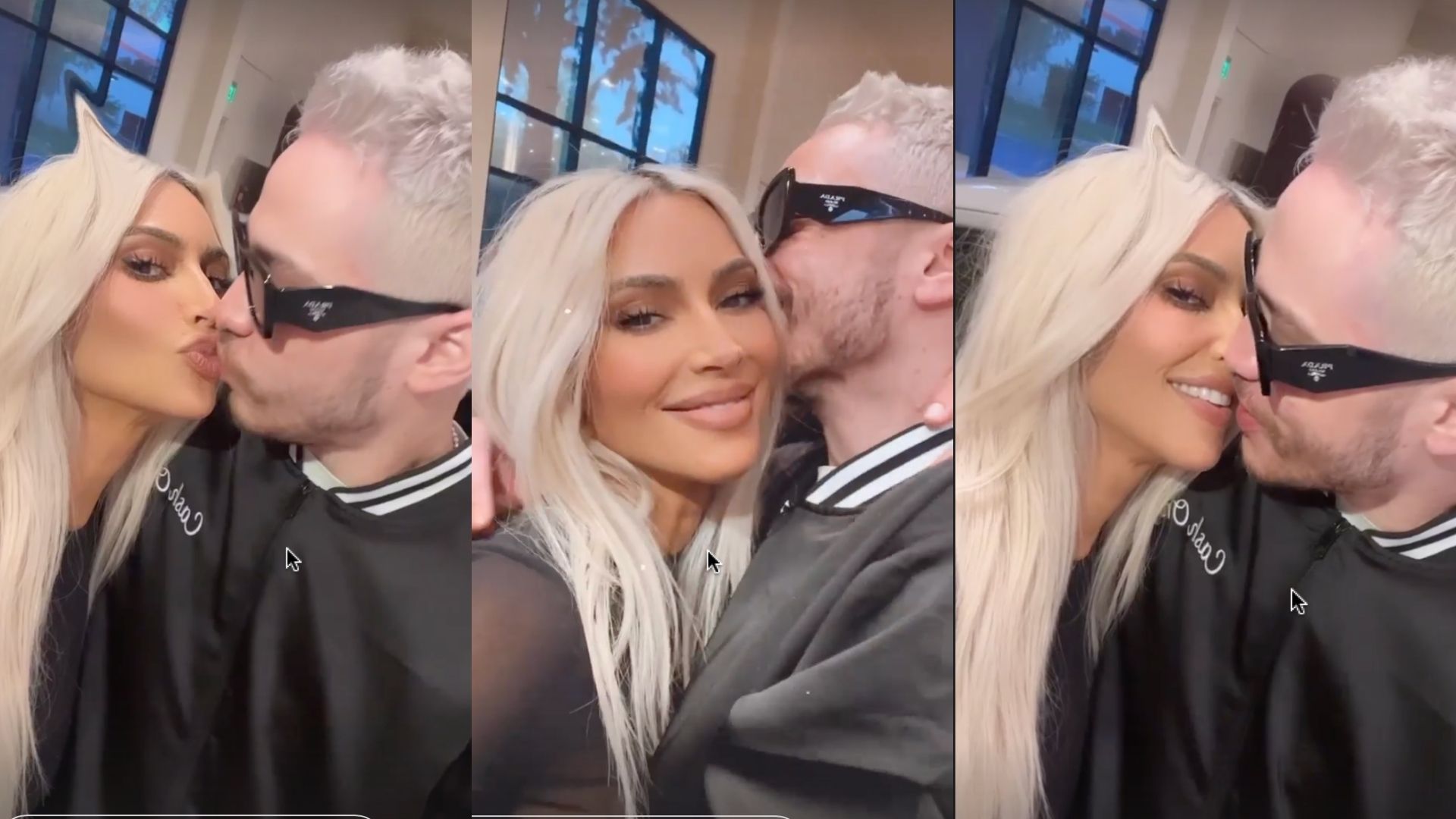 Kim Kardashian shares videos smooching boyfriend Pete Davidson, See the Pics here