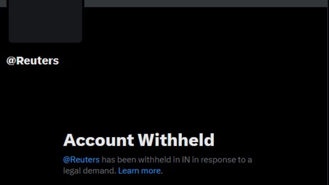 'No Requirement’: Centre Responds to Reuters X Account Withholding in India
