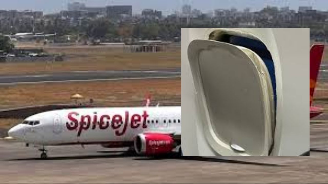 Pune-Bound SpiceJet Flight Window Frame Dislodges Mid-Air, Airline Responds