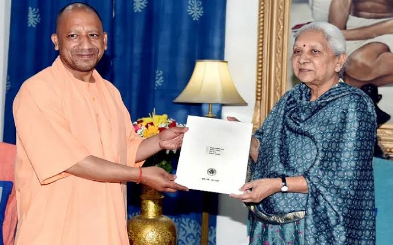 Yogi Adityanath met Governor Anandiben Patel