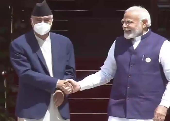 PM Modi held bilateral talks with Nepal's Prime Minister Deuba