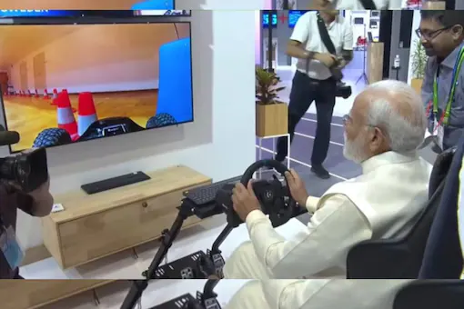 PM drives a in Europe's Sweden From Delhi, Remote test done with 5G technology