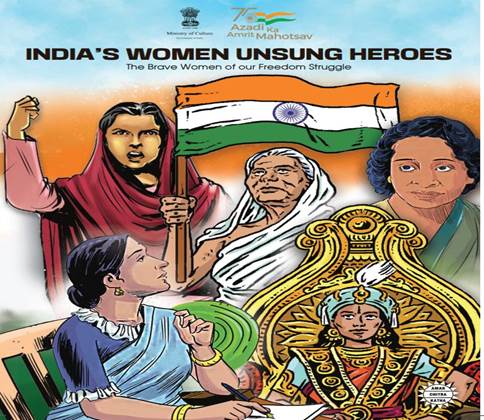 Govt releases a pictorial book on India’s Women Unsung Heroes of Freedom Struggle