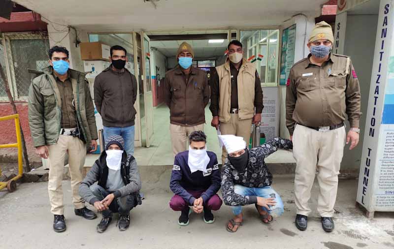North East Delhi Police nabbed three active robbers in Bhajanpura