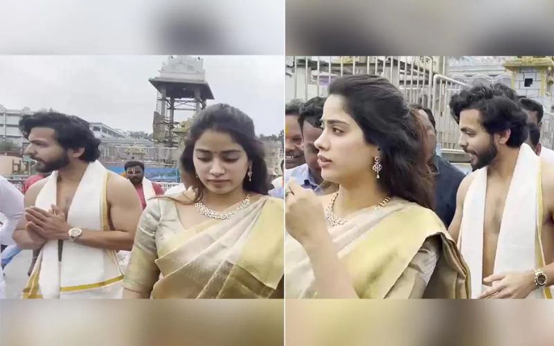 Janhvi Kapoor's Devotional Journey: Climbing Tirupati Temple Steps on Her Knees
