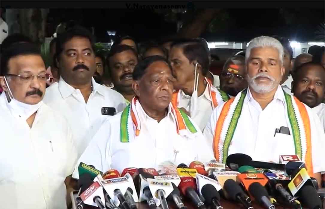 Puducherry Politics: Congress-led Narayanasamy government fails to prove majority