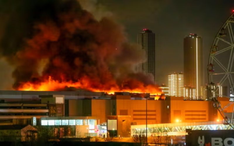 Concert Hall Blast and Shooting Near Moscow: Multiple Injuries Reported