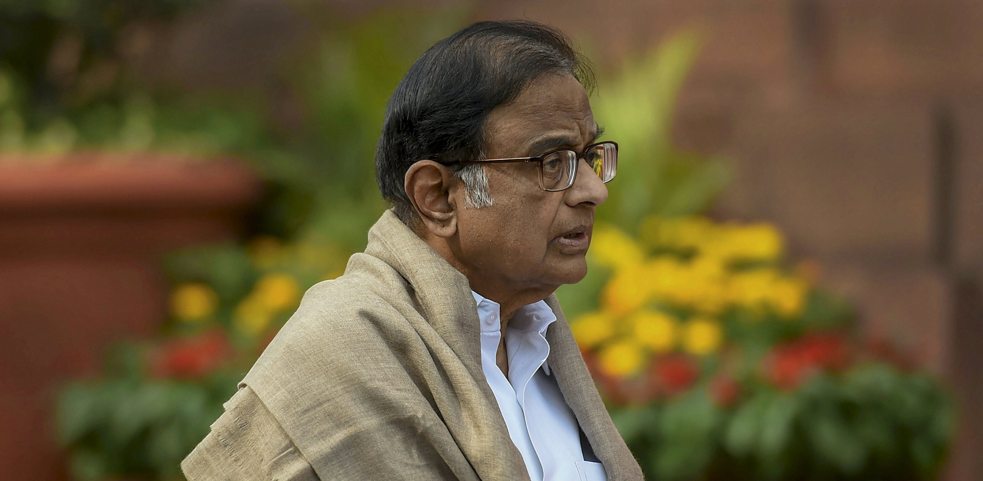NDA stands for “No Data Available’ government: P Chidambaram