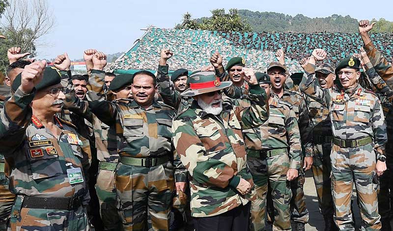Prime Minister Narendra Modi reaches Kargil, will celebrate Diwali with soldiers