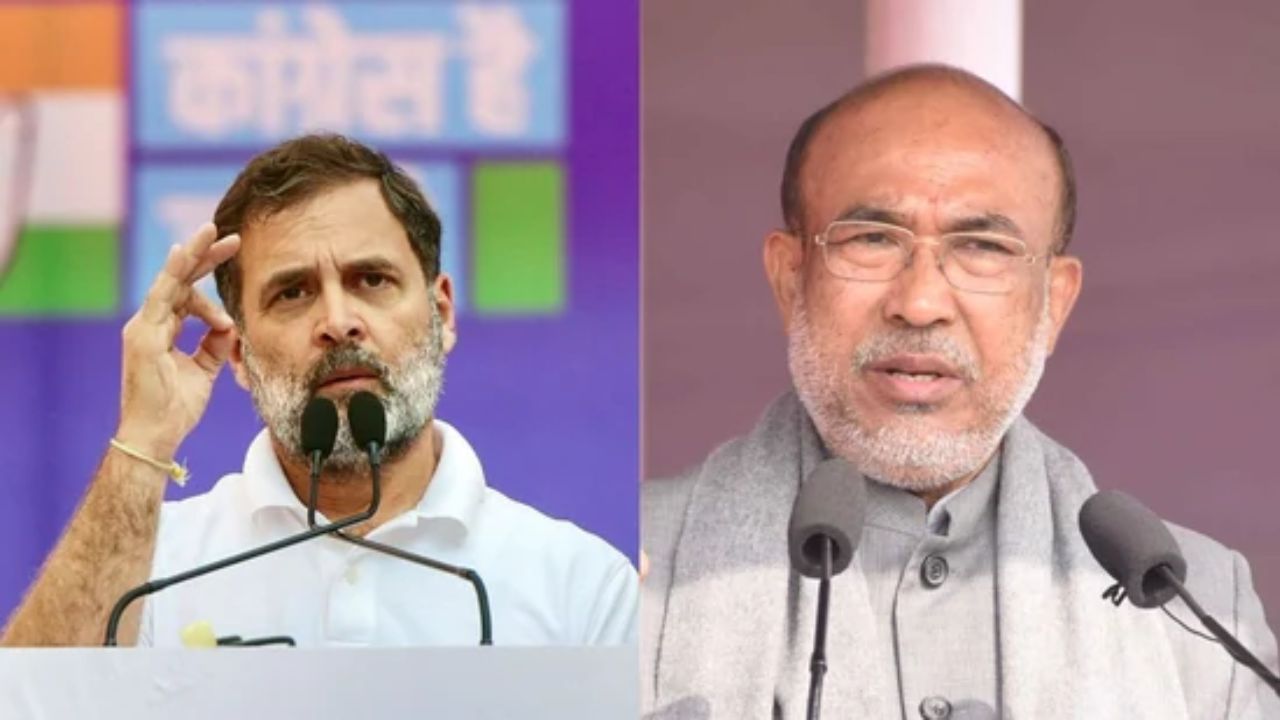 Rahul Gandhi Slams Biren Singh After Resignation: ‘Instigated Division for 2 Years’