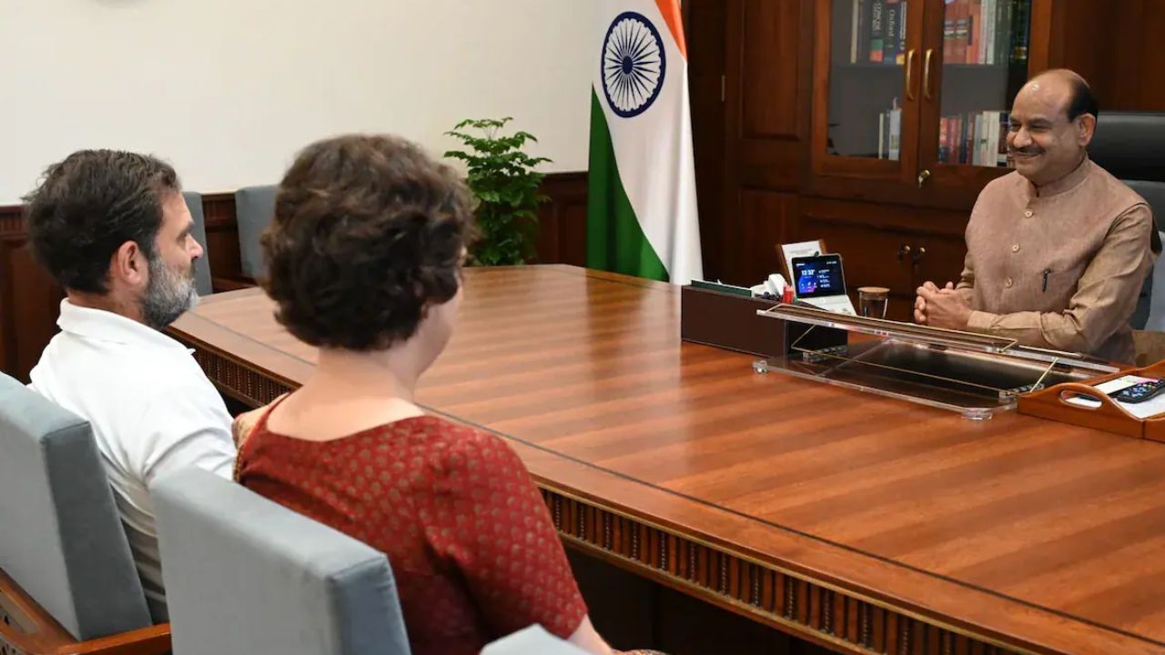 Rahul Gandhi, Priyanka Gandhi Meet Om Birla to Discuss SIR Ahead of Bihar Polls