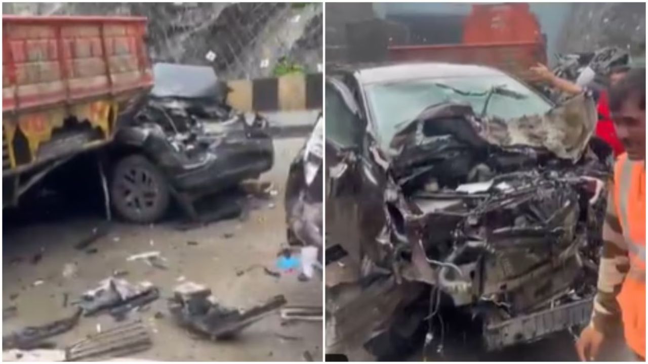 Massive Pile-Up on Mumbai-Pune Expressway | 20 Vehicles Crash | Traffic Snarls for 5 KM