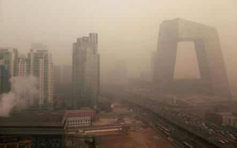 The pollution in Beijing was 6 times than last year