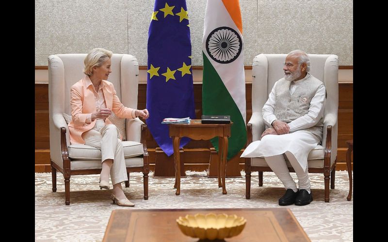  Breaking News: Prime Minister Narendra Modi Indulges in Conversation with European Union (EU)  President Ursula von der Leyen today