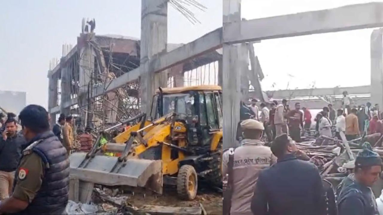 Ceiling Slab Collapses at Kannauj Railway Station, Several Feared Trapped
