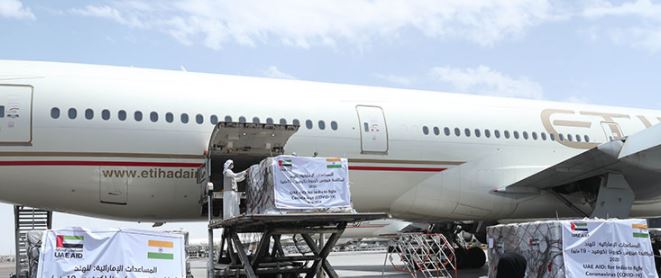 300 tonnes of donated emergency Covid-19 supplies have been flown into Delhi. But where is it?