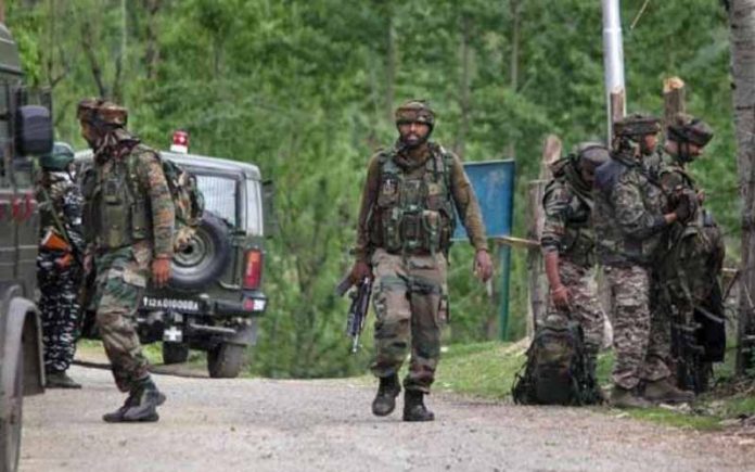 Terrorists encounter with security forces in Kashmir