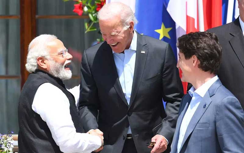 World News : US President Joe Biden nervous to join hands with PM Modi at G7