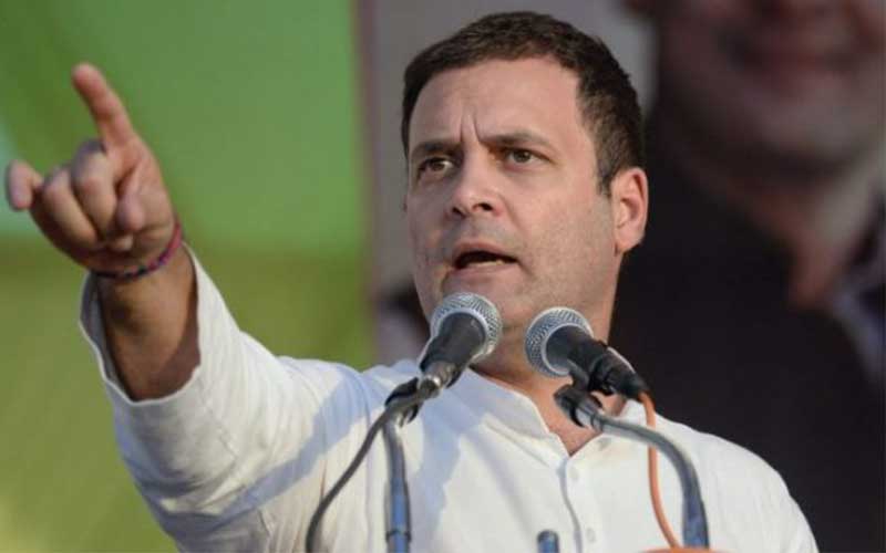 Rahul attacks Home Minister over Violence on Assam And Mizoram Border