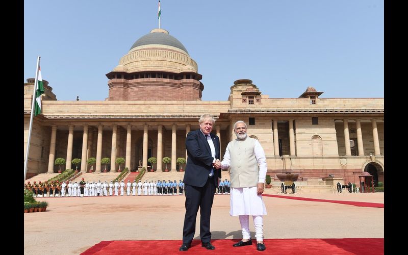 British Prime Minister calls Narendra Modi his friend ahead of meet with PM Modi, Modi reciprocates gesture after meeting Johnson 