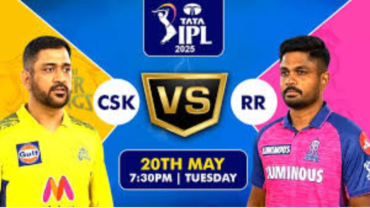 IPL 2025, CSK vs RR Live: MS Dhoni’s Chennai Super Kings Aim to End Season on a High Note