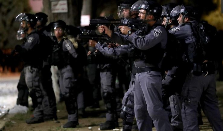 Provocative attack by Israeli security forces at the Masjid-e-al-Aqsa in Jerusalem