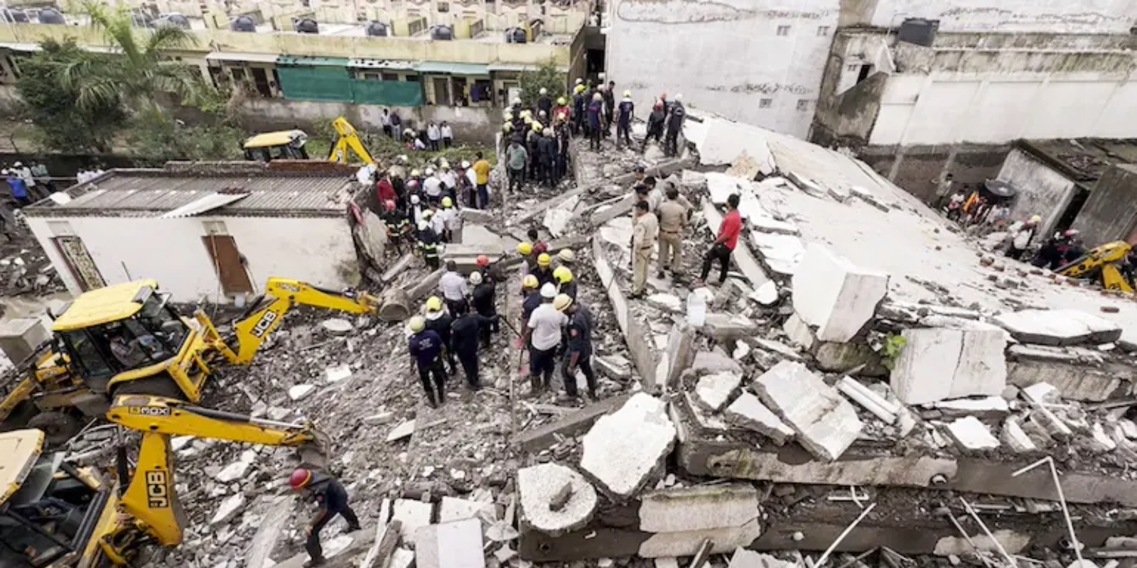 Seven Dead in Gujarat’s Surat as Six-Storey Building Collapses, Many Feared Trapped