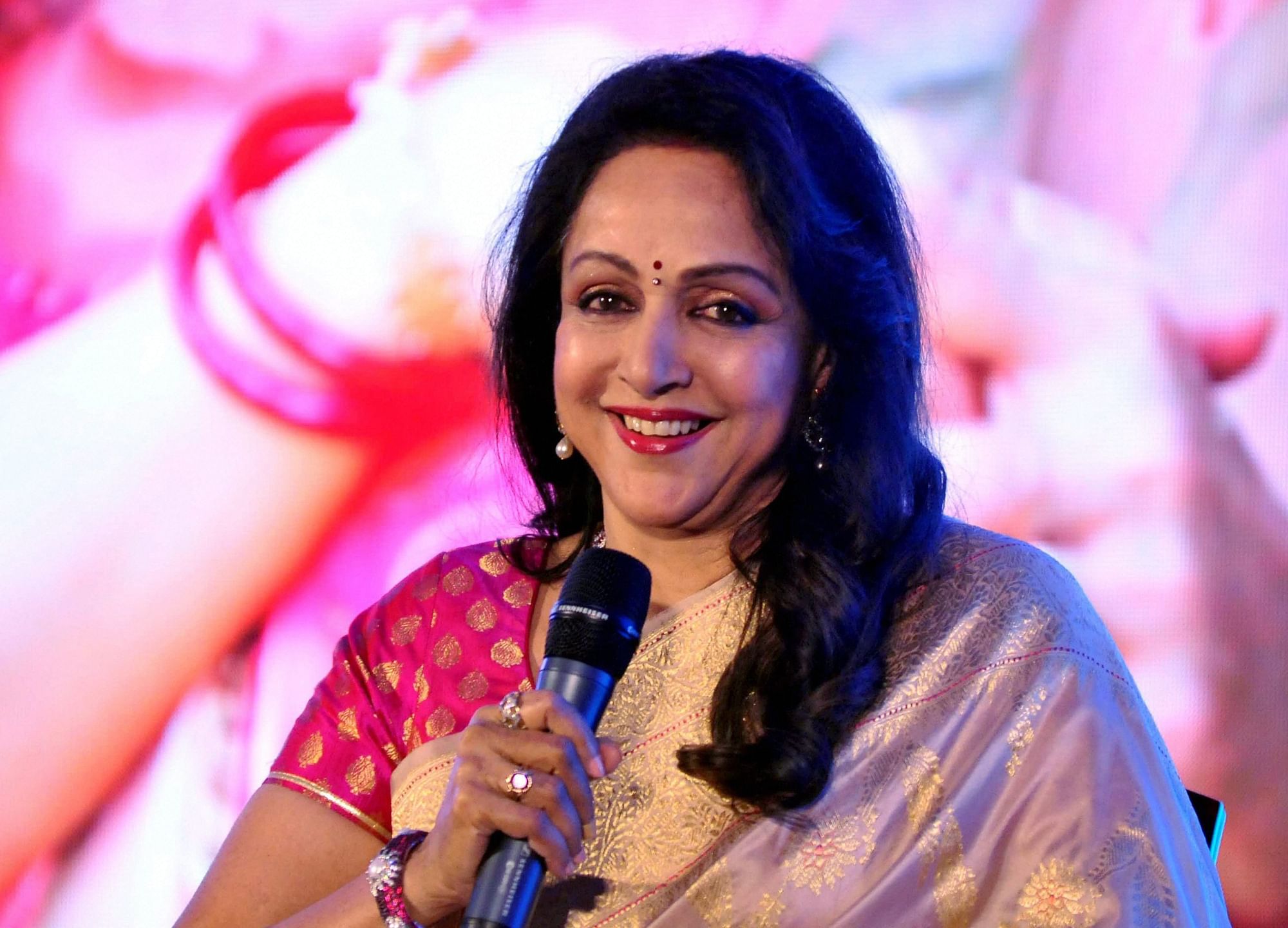 BJP MP Hema Malini gives befitting reply to RLD leader