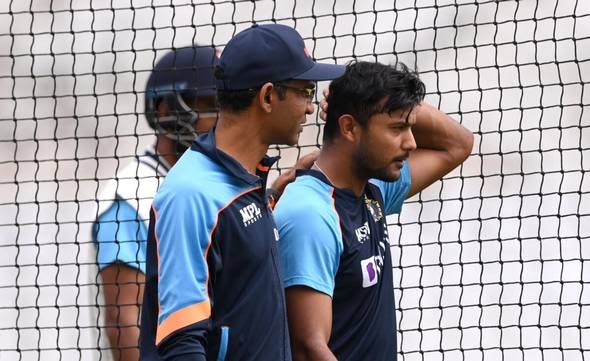 Mayank Agarwal hit on head, ruled out of first Test