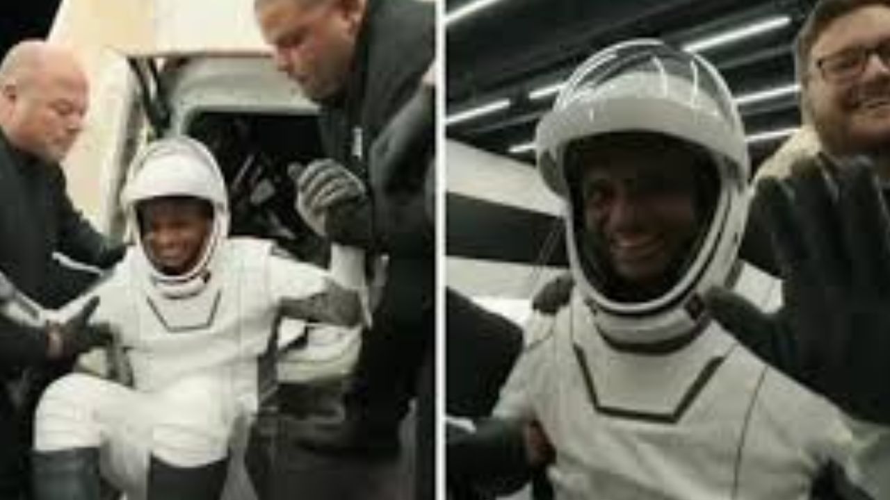 Shubhanshu Shukla smiles, waves as he exits SpaceX Dragon capsule after return to Earth from ISS