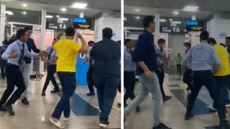 Bhopal Airport: Flight delayed at Bhopal airport, IndiGo staff played Garba for passengers