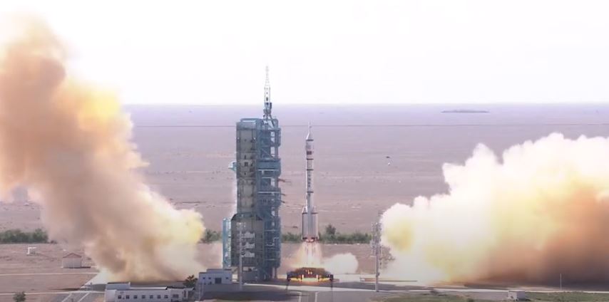 China successfully sends first crew to its Space station 