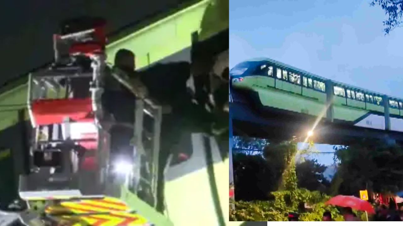Mumbai Monorail Breaks Down Amid Heavy Rain, 200 Passengers Stranded Inside