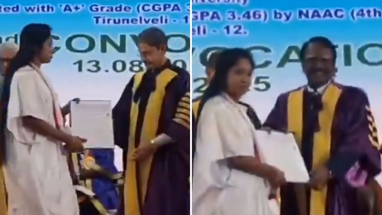 DMK Leader’s Wife Rejects PhD Certificate From Governor, Citing ‘Anti-Tamil Nadu’ Stance | Watch