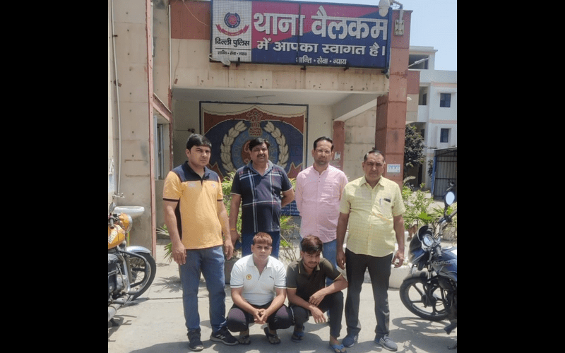 North East Team of Welcome Police arrested two members of the Hashim Baba Gang accused in an 'Attempt to Murder' Case
