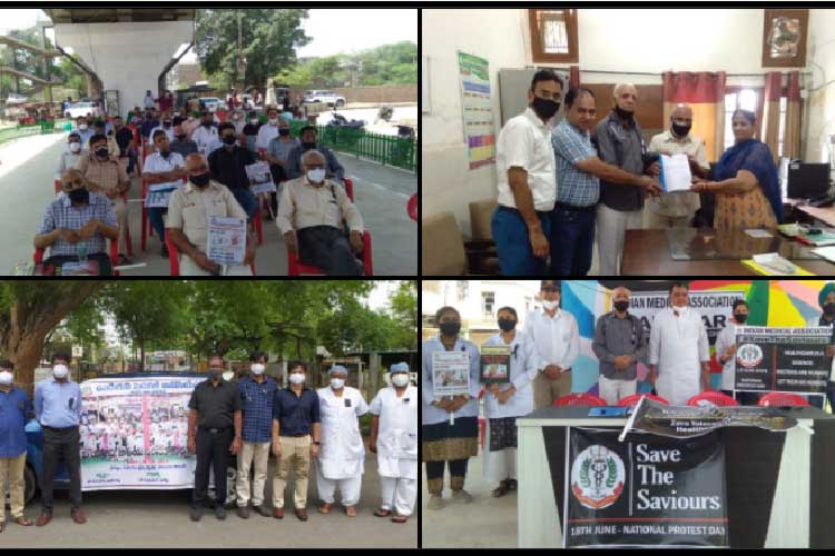 ‘SAVE THE SAVIOURS’, IMA Holds Nationwide Protest