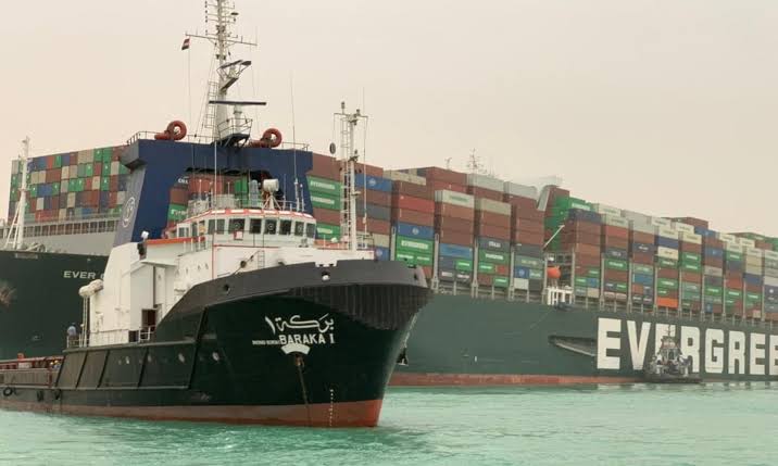 Ever Given vessel prohibited to leave the Suez Canal until its owners pay up to $1 billion in compensation is paid
