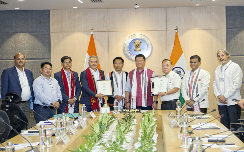 Arunachal Pradesh Government has signed a MoU with the Norwegian Geotechnical Institute 