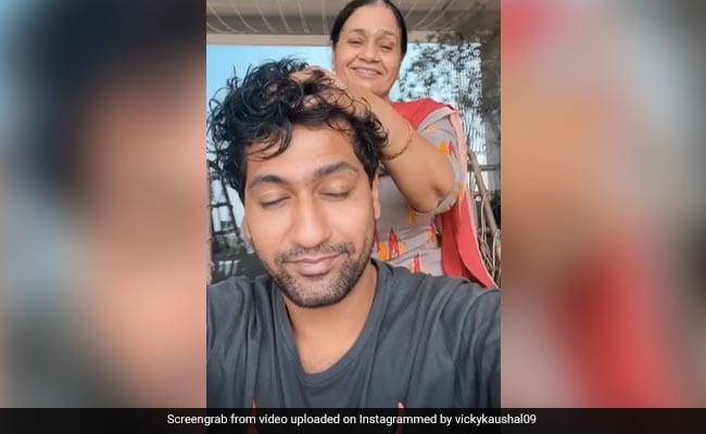 Vicky Kaushal Shares Posts Of Getting Champi Done By His Mother, Netizens Drool Over 