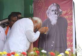 PM Modi pays tributes to Gurudev Tagore on his Jayanti